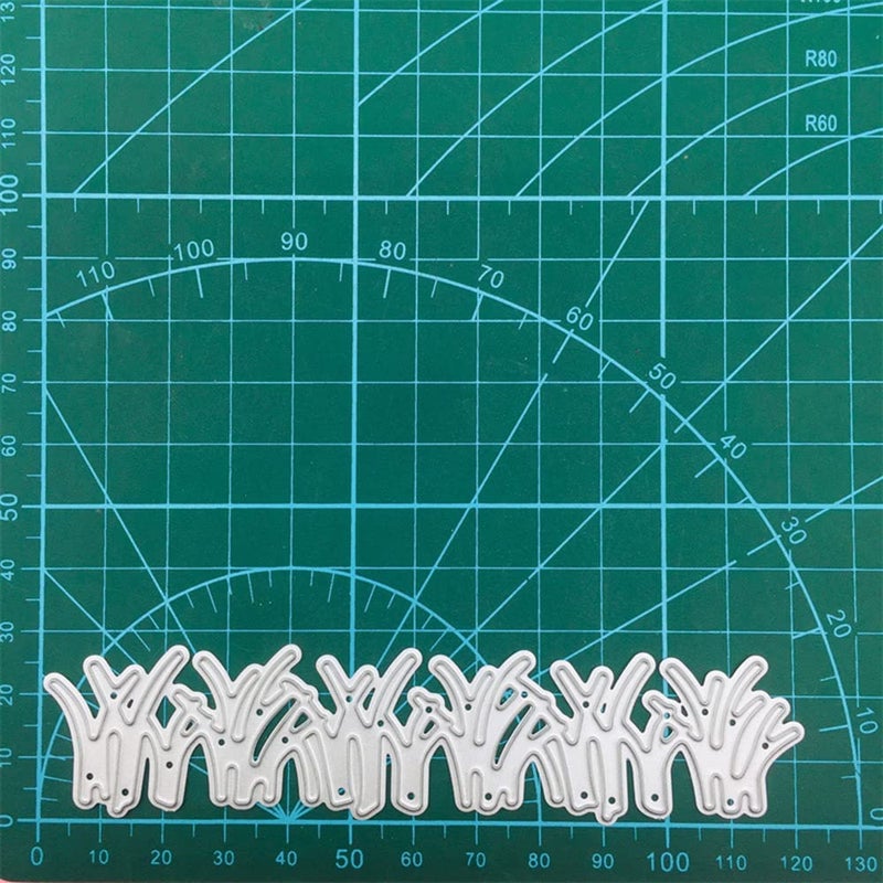 MALISTLN Fence Cutting Dies Grass Straw Die Cuts Metal Embossing Stencils Template Mould for Card Scrapbooking Album Paper Card Decor and DIY Crafting - Image 4